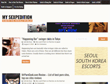 Tablet Screenshot of mysexpedition.com